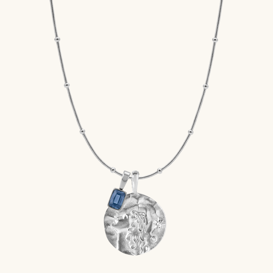 Collar Símbolo Bona (Piedra+ Zodiaco)