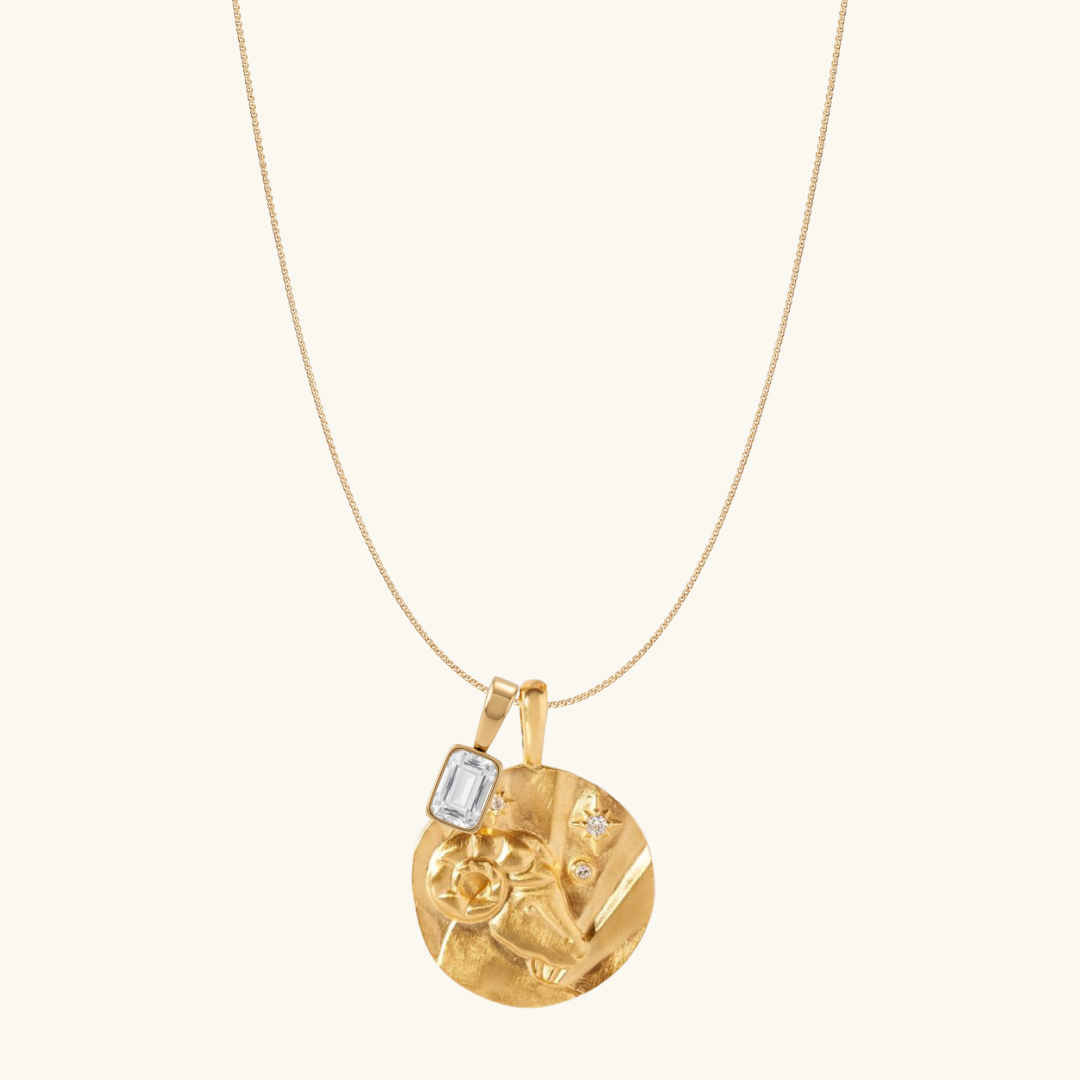 Collar Símbolo Llum (Piedra+ Zodiaco)