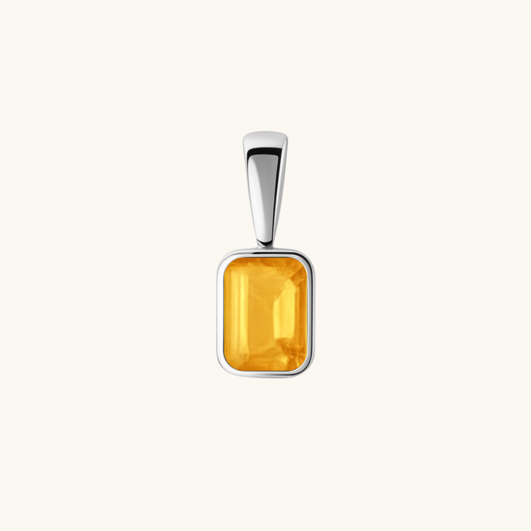 Geburtsstein-Anhänger (Platin) 