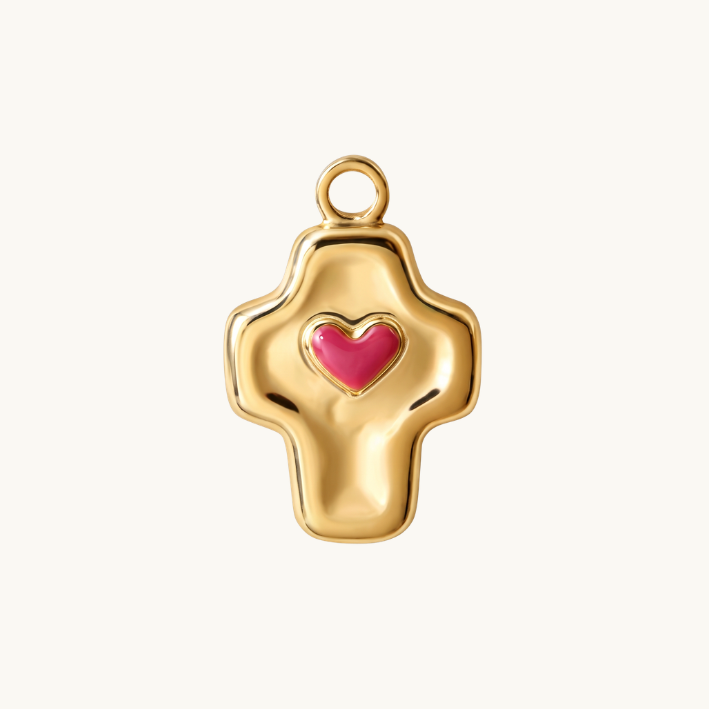Charm Cruz Corazón