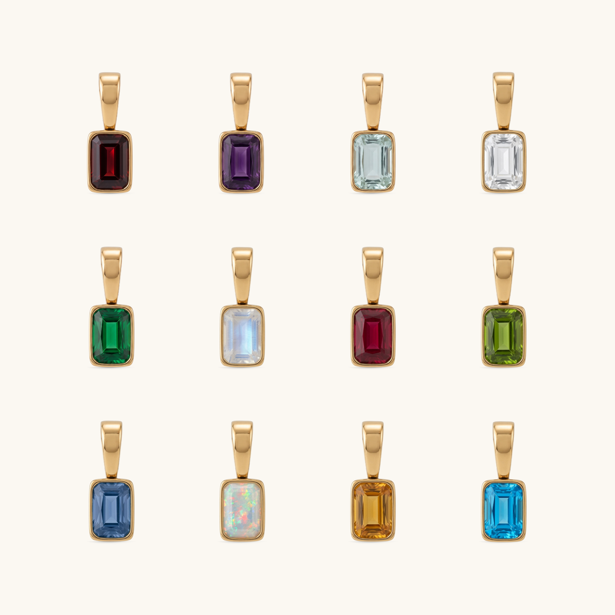 Charms Piedras de Nacimiento (𝒪𝓇𝑜)