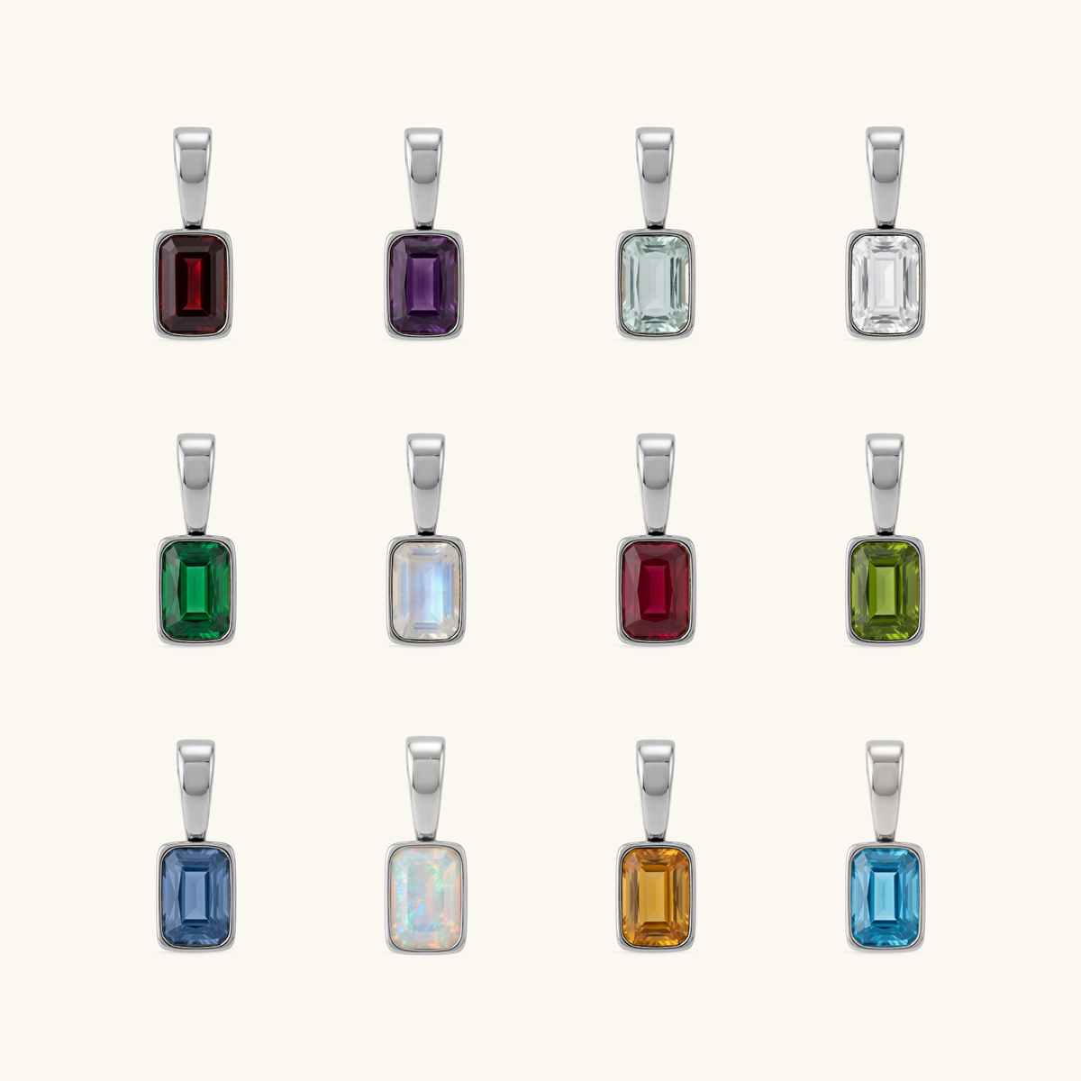 Charms Piedras de Nacimiento (𝒫𝓁𝒶𝓉𝒶)