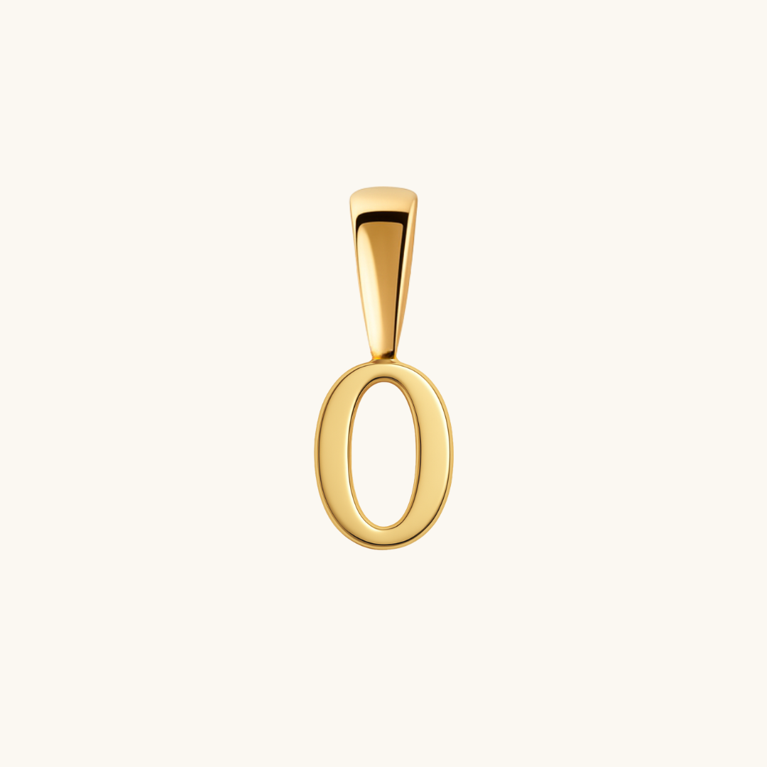 Pendentes NÚMEROS (Dourado) 