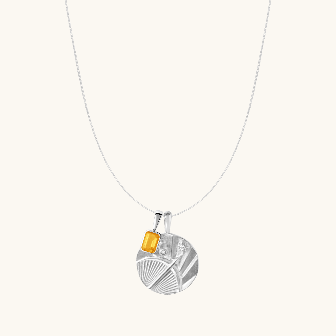 Collar Símbolo Llum (Piedra+ Zodiaco)
