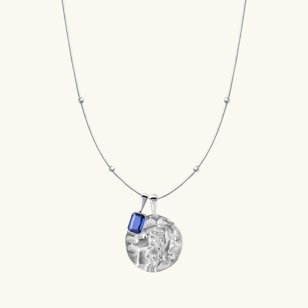 Collar Símbolo Bona (Piedra+ Zodiaco)